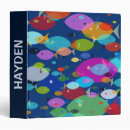 Recherche de poissons abstraits bureau fournitures Bleu