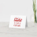 Search for dear santa christmas cards Minimal