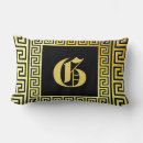 Search for greek key pillows Black