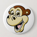 Search for cartoon monkey buttons Illustration