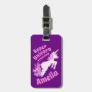 Recherche de licorne bagages étiquettes Violet