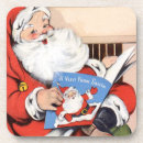 Search for vintage santa coasters Father christmas