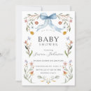 Search for frame baby shower invitations Bow