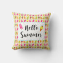 Search for hello summer pillows Typography