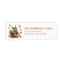Search for acorns return address labels Leaves