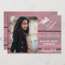 Search for wood graduation invitations Vintage
