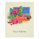 Search for vintage flamingo art Tropical