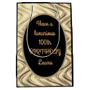 Search for 100th birthday gift bags Elegant