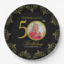 Recherche de black and gold assiettes Typographie