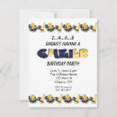 Search for cheerleader invitations Blue