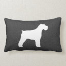 Search for schnauzer pillows Silhouette