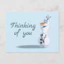 Recherche de olaf cartes postales Disney
