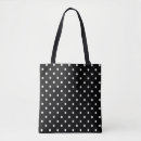 Search for black and white polka dot bags Polka dots pattern