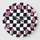 Recherche de motif noir et blanc horloges Contemporain