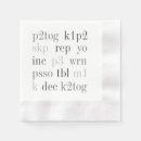 Search for coined napkins Minimalist