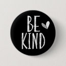 Search for kindness buttons Black