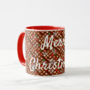 Search for gingerbread family mugs Santa