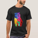 Recherche de chat coloré tshirts Noël du chat