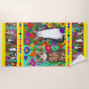 Search for cats beach towels Whimsical