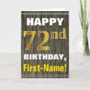Search for 72nd birthday cards 72 years old
