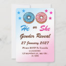 Search for donut gender reveal invitations New parents