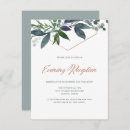 Search for greenery evening wedding invitations Watercolor