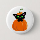 Search for pumpkin cat buttons Halloween