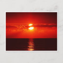 Recherche de soleil rouge cartes postales Coucher de soleil