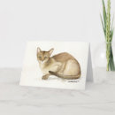Search for abyssinian cat cards Watercolor
