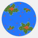 Search for blue christmas stickers Botanical