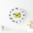 Recherche de jaune citron horloges Fruit