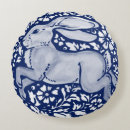 Recherche de lapin blanc coussins William morris