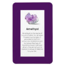 Recherche de améthyste magnets Cristal