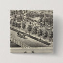 Search for two birds buttons Lithographed