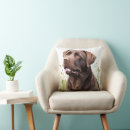 Search for chocolate labrador pillows Animal