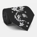 Search for black and white floral ties Modern