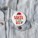 Search for santa claus buttons pins Funny christmas