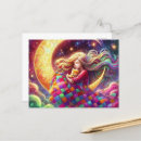 Search for sleeping moon postcards Fantasy