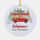 Search for red truck ornaments Watercolor