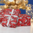 Search for silver and red wrapping paper Floral