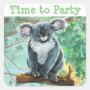 Recherche de koala anniversaire autocollants Animaux