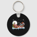 Search for reindeer sleigh keychains Xmas