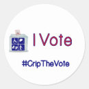 Search for i vote stickers White