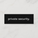 Search for private security business cards Protection