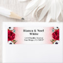 Search for red wine return address labels Elegant