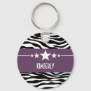 Search for purple zebra keychains Trendy