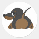 Search for dachshund puppy stickers Wiener