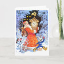 Search for vintage russian christmas cards Santa