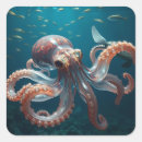 Recherche de mer profonde autocollants Poulpe