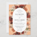 Search for peach wedding invitations Modern